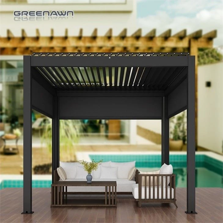 Outdoor Garden Manual Aluminium Pergola