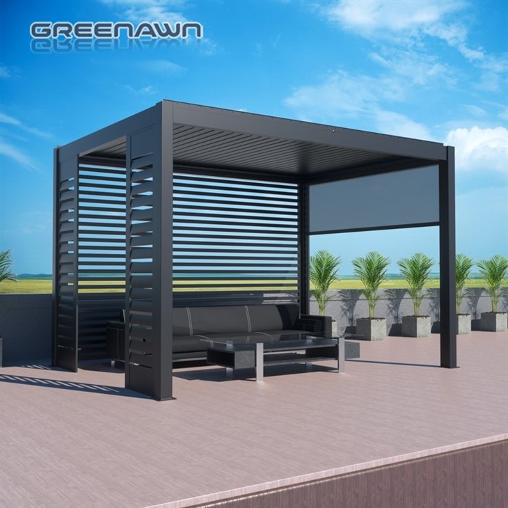 Motorized Louvered Pergola Modern Pergola Attached To House