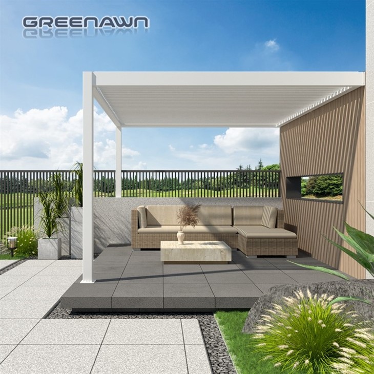 Motorized Louvered Pergola Modern Pergola Attached To House